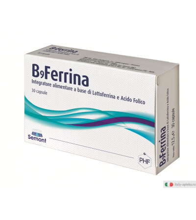 B9ferrina integratore alimentare a base di ferro utile in gravidanza 30 capsule