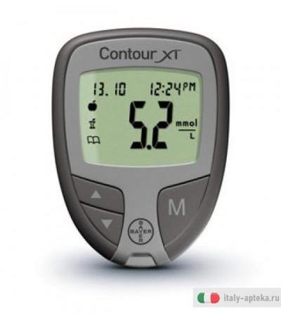 Bayer Contour XT misuratore di glicemia + 10 strisce reattive per la glicemia