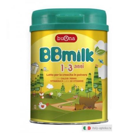 BBmilk 1-3 anni latte in polvere 750g