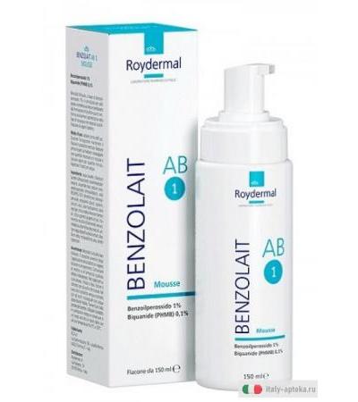Benzolait AB1 Mousse per pelle grasse 150ml