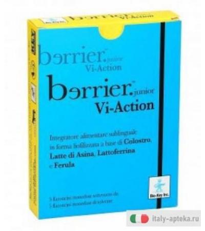 Berrier Vi-Action Junior integratore alimentare utile per le difese immunitarie 5 flaconcini monodose