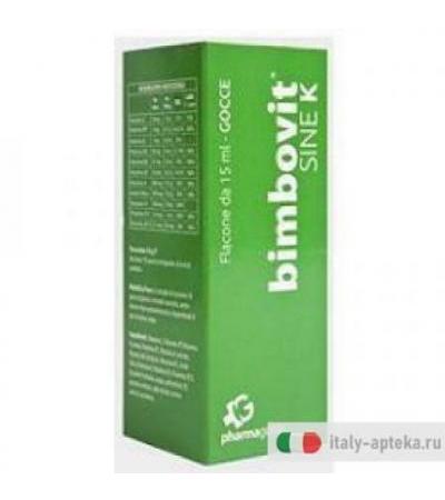 Bimbovit Sine K integratore per carenza alimentare gocce 15 ml