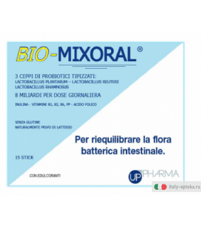 Bio-Mixoral flora intestinale 15 stick