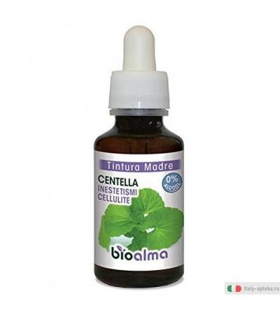 Bioalma Centella Tintura Madre integratore alimentare utile per gli inestetismi della cellulite gocce 60ml