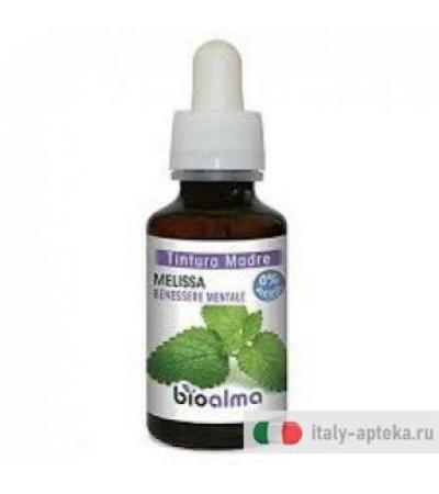 Bioalma Melissa Tintura Madre integratore alimentare utile per il benessere mentale gocce 60ml