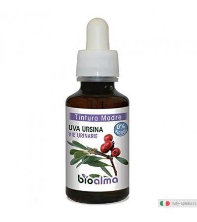 Bioalma Uva Ursina Tintura Madre integratore alimentare utile per le vie urinarie gocce 60ml