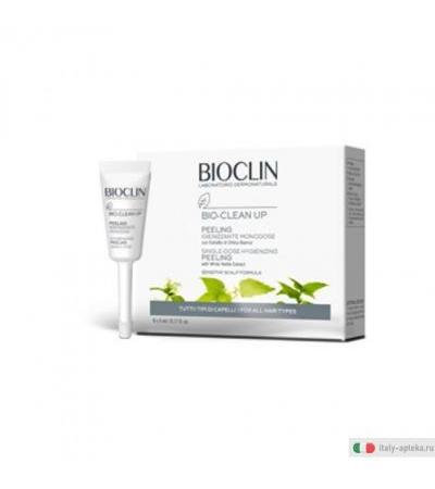 Bioclin Bio-Clean Up peeling Trattamento igienizzante capelli e cute sensibile 6 tubi monodose