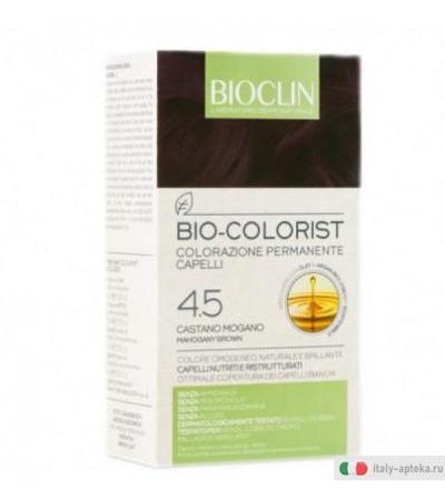 Bioclin Bio-Colorist colorazione permanente dei capelli n.4.5 Castano Mogano