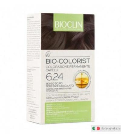 Bioclin Bio-Colorist colorazione permanente dei capelli n.6.24 Biondo Scuro Cioccolato