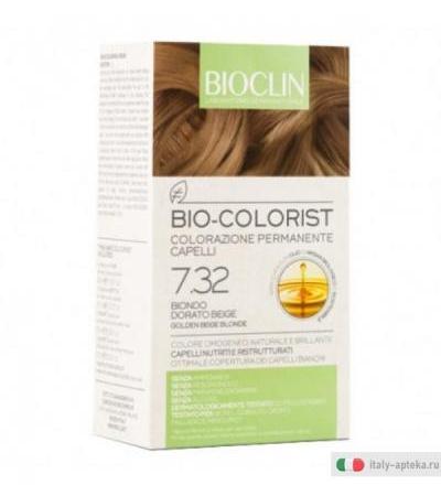 Bioclin Bio-Colorist colorazione permanente dei capelli n.7.32 Biondo Dorato Beige