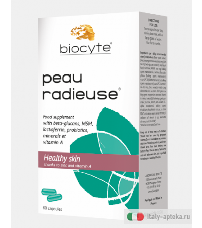 Biocyte Peau Radieuse pelle sana e radiosa 60 capsule rigide