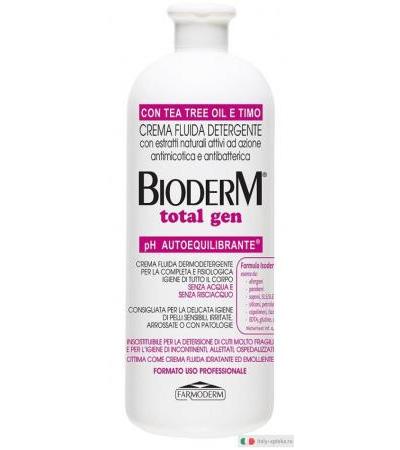 Bioderm Total Gen crema fluida detergente 1000 ml