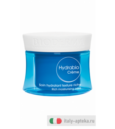 Bioderma Hydrabio Creme trattamento di idratazione profonda per pelle sensibile da secca a molto secca 50ml