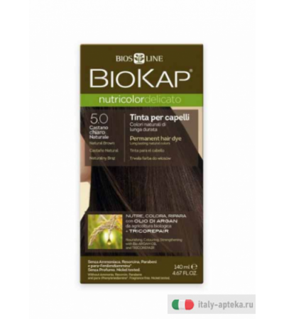 BioKap Nutricolor Delicato 5.0 castano chiaro naturale 135 ml