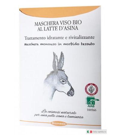 Biomeda Maschera viso al latte d'asina Bio