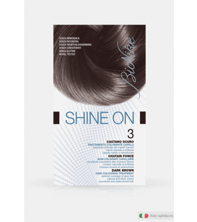 Bionike Shine On Trattamento colorante capelli 3 Castano Scuro