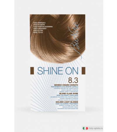 Bionike Shine On Trattamento colorante capelli 8.3 Biondo Chiaro Dorato