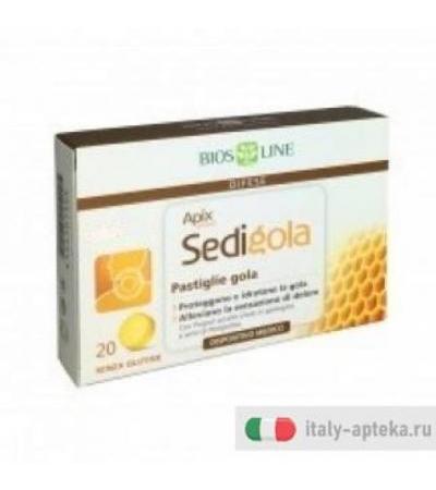 Bios Line Apix Sedigola 20 pastiglie gola gusto miele arancio