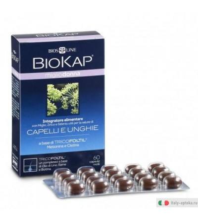 Bios Line BioKap Miglio Donna capelli e unghie 60 capsule molli