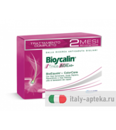 Bioscalin TricoAge 45+ Trattamento Anticaduta Donna 2 MESI DI TRATTAMENTO 60 compresse