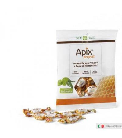 BiosLine Apix Propoli Caramelle con propoli e semi di pompelmo gusto Balsamico 50g