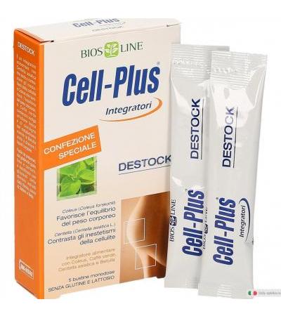 Biosline Cell-Plus Destock contro gli inestetismi della cellulite 5 bustine monodose