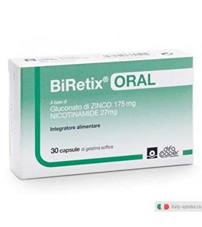 Biretix Oral utile per la salute della pelle 30 capsule