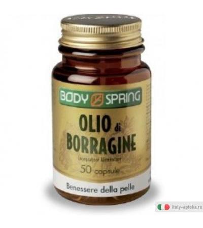 Body Spring Olio di Borragine utile per la pelle 50 capsule