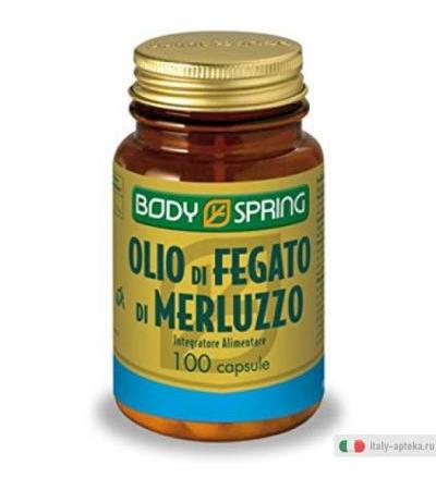 Body Spring Olio di Merluzzo utile per la circolazione 100 capsule
