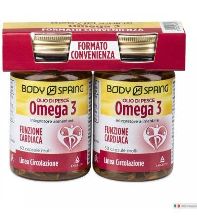 Body Spring Olio di Pesce Omega 3 formato convenienza 50+50 capsule molli