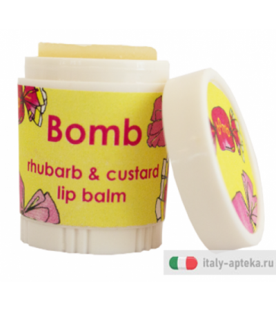 Bomb Cosmetics Balsamo Labbra Rhubarb&Custard