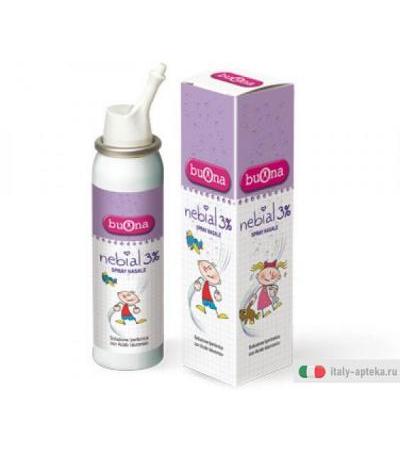 Buona Nebial 3% Spray nasale soluzione salina 100ml