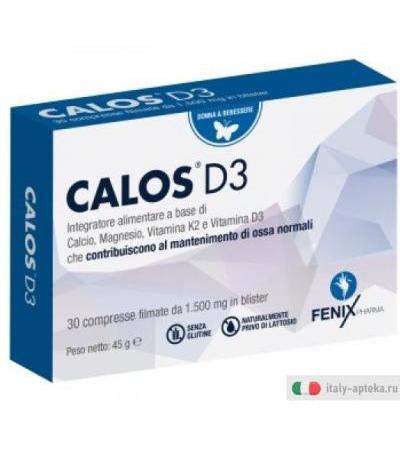 Calos D3 benessere delle ossa e funzionalità muscolare 30 compresse