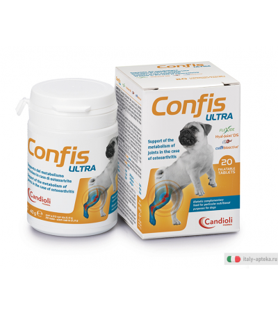 Candioli Confis Ultra mangime complementare in caso di osteoartrite 20 compresse
