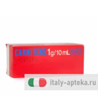 Carnitene 1 gr Soluzione Orale 10 flaconcini monodose