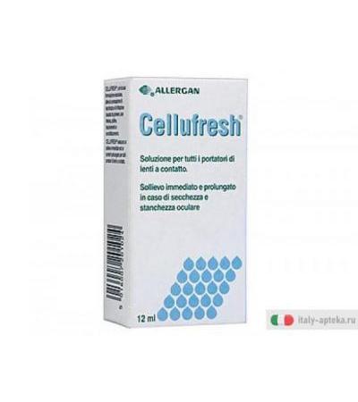 Cellufresh soluzione per tutti i portatori di lenti a contatto 12ml