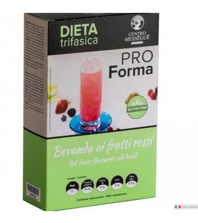 Centro Messegue Dieta Trifasica Pro Forma Bevanda ai frutti rossi 69g