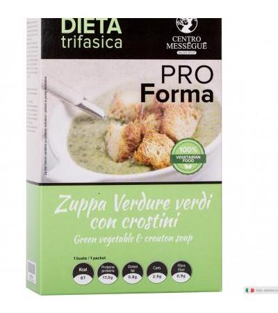 Centro Messegue Dieta Trifasica Pro Forma Zuppa di verdure verdi con crostini 75g