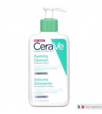 Cerave Schiuma Detergente viso per pelli normali e grasse 473ml