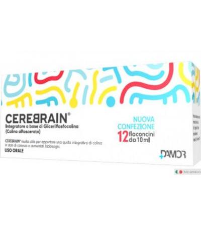 Cerebrain integratore alimentare utile per la memoria 12 flaconcini