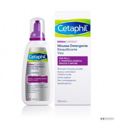 Cetaphil Dermacontrol Mousse Detergente riequilibrante viso 235ml