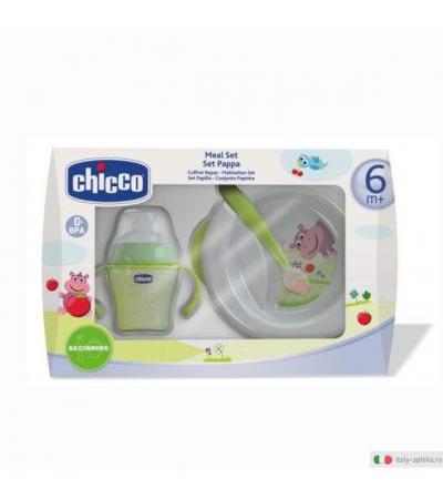 Chicco Completo Set Pappa verde 6m+