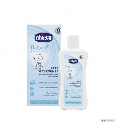Chicco natural sensation Latte Detergente 0m+ deterge e idrata 200ml