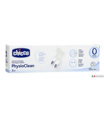 Chicco PhysioClean soluzione fisiologica 33 flaconcini da 2 ml