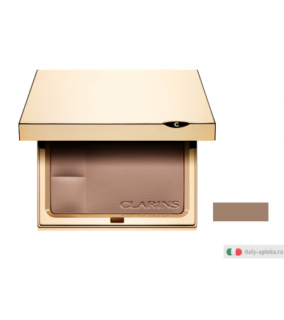 Clarins Paris Cipria minerale compatta "Ever matte" n. 03 Transparent Dark