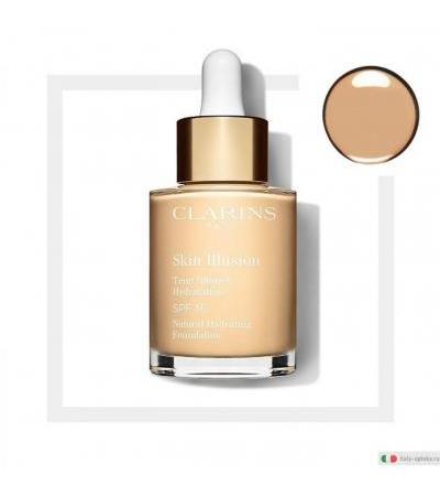 Clarins Skin Illusion SPF15 effetto pelle nuda e idratazione n.110 Honey 30ml