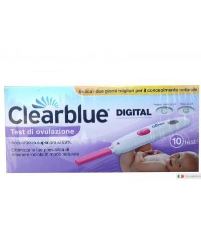 Clearblue Test di ovulazione digitale 10 test