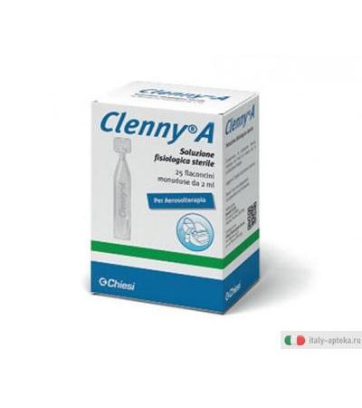 Clenny A Soluzione fisiologica per aerosolterapia 25 flaconcini monodose