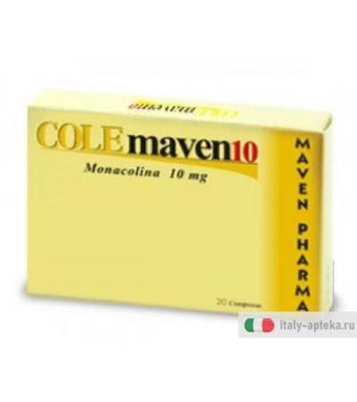 Colemaven10 controllo colesterolo trigliceridi 20 compresse