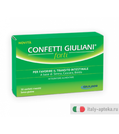 Confetti Giuliani Forti benessere del transito intestinale 30 confetti